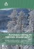 Kunskapsunderlag för regionala skogsprogram i norr