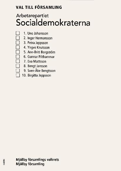 Kyrkovalet Socialdemokraterna Det är vi som fått förtroendet att representera socialdemokraterna i Kyrkovalet 2009.