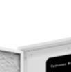 Manöverpanel 12. Eftervärmare 13. Drift/Larm-indikering Hela innanmätet består av EPP (Expanded PolyPropylene). Utanpå detta finns ett plåtskal med 30mm isolering. Utsidan är pulverlackad i vitt.