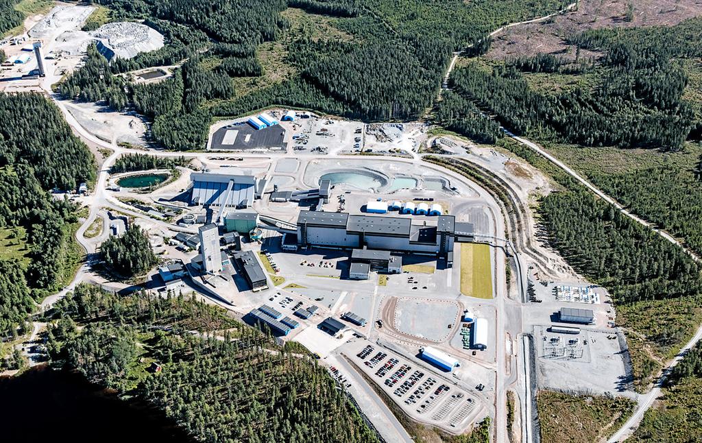 Sammanfattning av gruvnäringen i Sverige Summary of the mining industry in Sweden Sveriges mineraltillgångar och mineralreserver ligger till största delen inom de tre malmdistrikten Norrbotten,