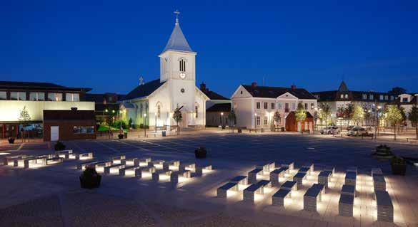KUNGSBACKA TORG Kungsbacka torg genomgick en stor