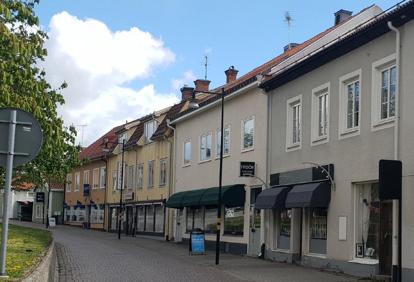 RIKTLINJER FÖR OLIKA OMRÅDEN SKYLTNIN I STADSMILJÖER En stadsmiljö ställer höga krav på skyltens utformning för att dels kunna ge ett informativt och tydligt budskap, men också för att passa in i de