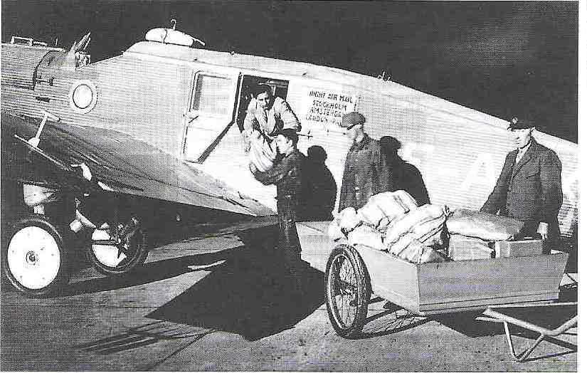 Nattpostflyg Junkers W33 Start