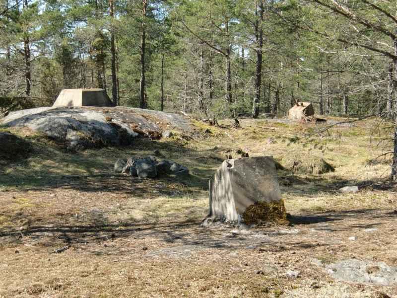 Betongfundamenten finns kvar än