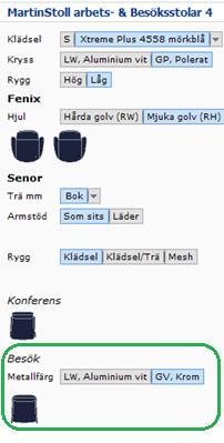 000] Senor För att förtydliga metall valen för Senor har vi delat på konferens och besöksstolarna och lagt besöksstolens metall val