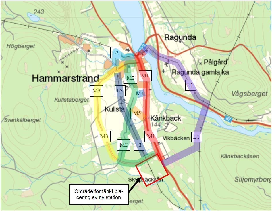 2.2 Redovisning av studerade alternativ I den utredning som genomförts har ett antal olika alternativ avseende sträckning och utformning för den nya ledningen undersökts.