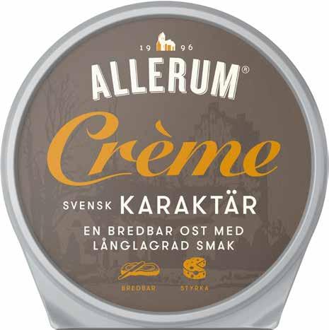 Välj mellan créme cheddar eller créme