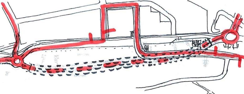 9.2 VÄGNÄT CYKELTRAFIK Som i alternativ 2D. Figur 60.