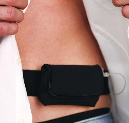 Velstretch benbälte som kan klippas till önskad längd Passar alla MiniMedpumpar ACC-258BK /