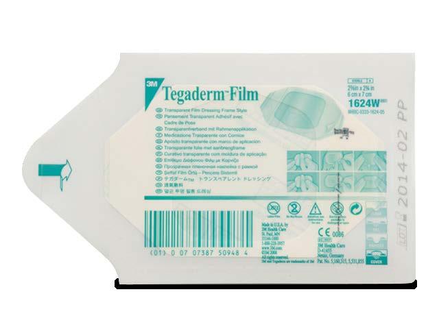 Den består av en tunn polymerfilm belagd med ett hypoallergeniskt
