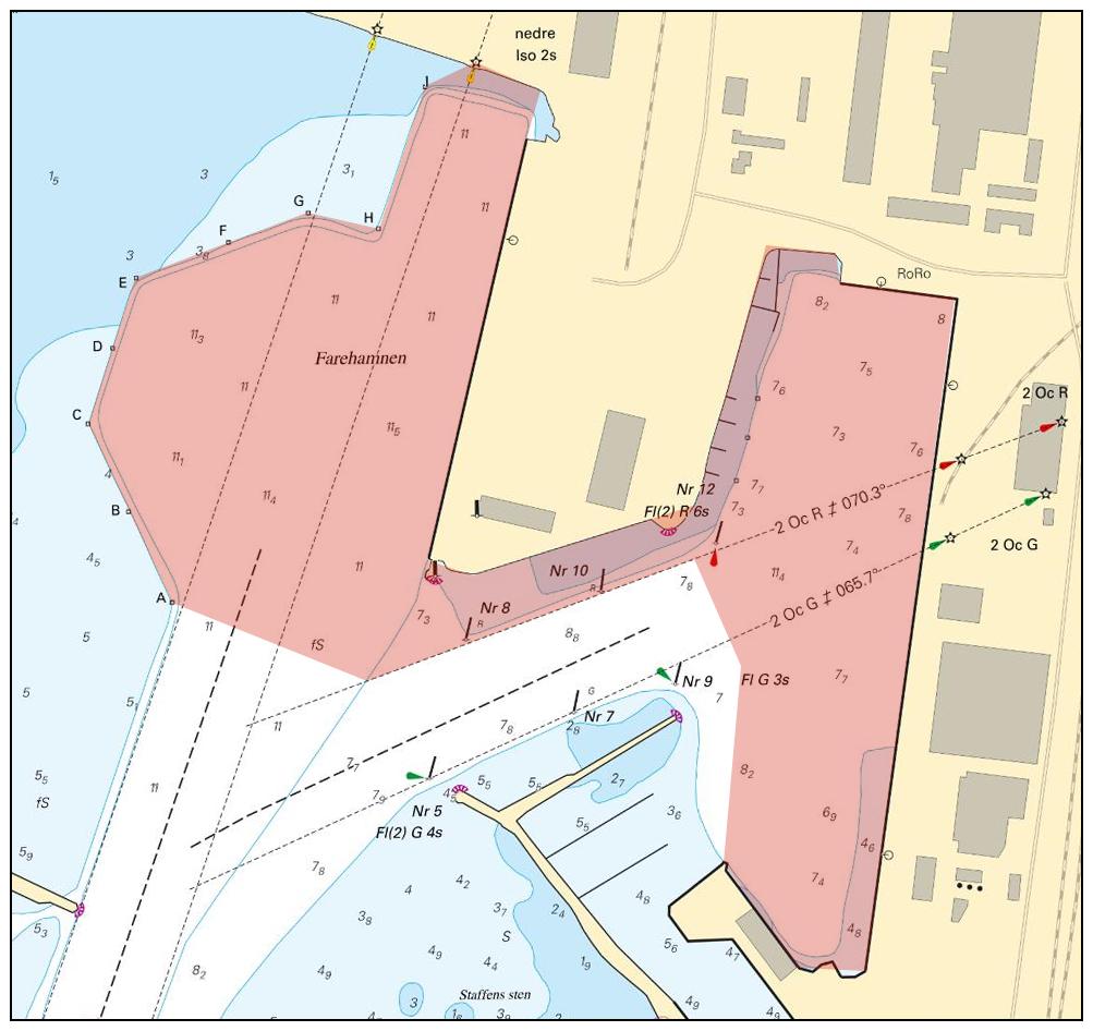 2019-04-18 4 Nr 751 Varbergs hamn Länsstyrelsen Hallands län. Publ. 18 april 2019 UNDERRÄTTELSER Bottenviken * 13791 Sjökort: 421, 4211 Sverige. Bottenviken. SO om Skellefteå. Degerön.