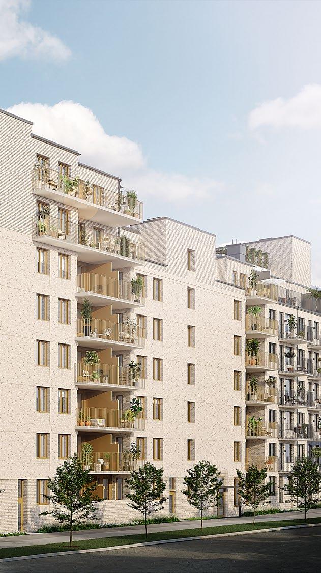 ARKITEKTUR Det här är en plats i staden som kräver ett hus som tillför något extra. Här kan du som senior få tillgång till stadens service, till kommunikationer, till kultur, till parken.