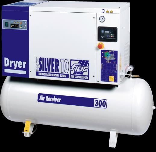 KOMPRESSORER Skruvkompressor NEW SILVER 10hk,