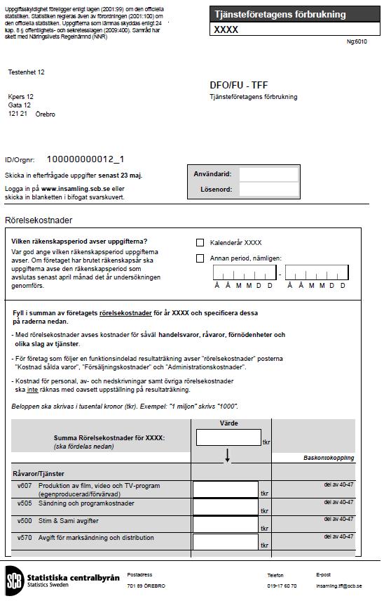 Statistisa centralbyrån SCBDOK 3.
