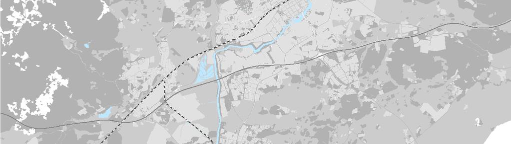 0 1250 2500 5000 Meter Löv- och blandskogsnätverket graderat med delta Integral Index of Connectivity (diic). Maximalt spridningsavstånd: 1000 m (viktat avstånd). Brytpunkter enligt Jenks metod.