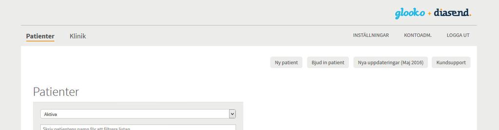 Fortsättning från föregående sida. Patienter Hur man skapar en patientprofil under fliken Patienter: Klicka på Ny patient. 1 De obligatoriska fälten är förnamn och efternamn.
