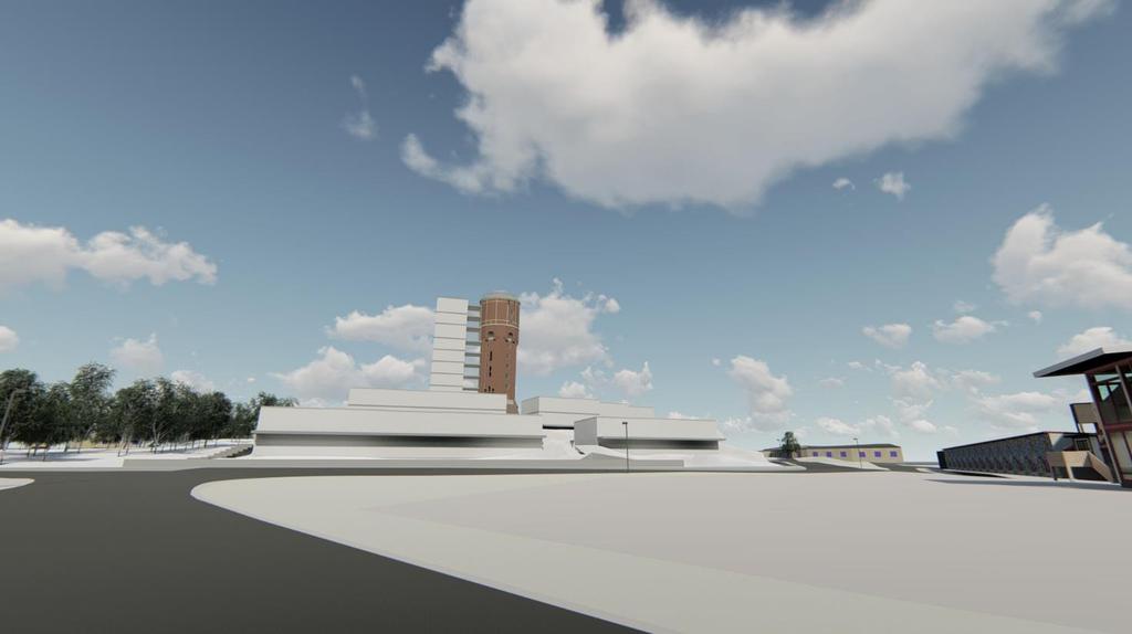 Vy från Lindhultsgatan (3D skapad vy, saknas