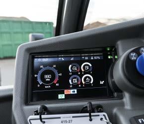 radio med en sats för hands-free Bluetooth. Med tillvalet aircondition och stol med luftfjädring kan t.o.m. långa arbetsdagar bli bekväma.