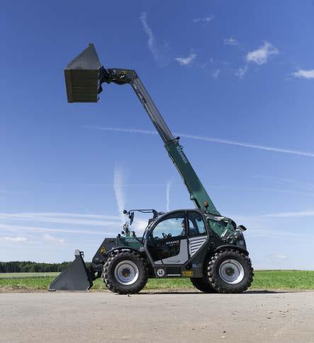 Förarassistanssystem - Smart Handling allting under kontroll, t.o.m. i begränsade ytor Med maximal nyttolast, fullt utmatat lastsystem, maximalt motorvarv har Smart Handling systemet allt under kontroll.
