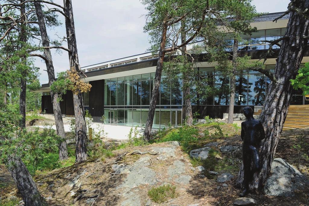 arkitektur / kritik / bild ARTIPELAG Pär Eliaeson entré från sjösidan Det är de nya privata konsthalllarnas tid.