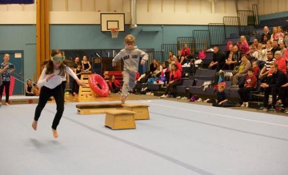 Våruppvisning All Star på semester Den 7 maj hade vi våruppvisning där gymnaster från våra barn-, ungdomsoch tävlingsgrupper visade upp vad de lärt sig under