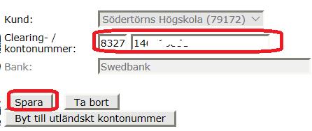 Visma administrerar bankens lönetjänst. Klicka på rubriken "Min profil" Fyll i ditt förnamn och efternamn om det saknas, samt gärna en mailadress.