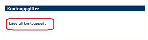 Registrera utländskt bankkonto Efter att nyregistrering är gjord tryck på startsidan i meddelandet eller logga ut och Gå tillbaka till sidan http://danskebank.