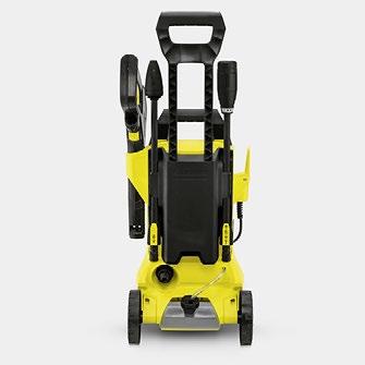 Trycket regleras enkelt genom att vrida Vario Power spolröret tills det