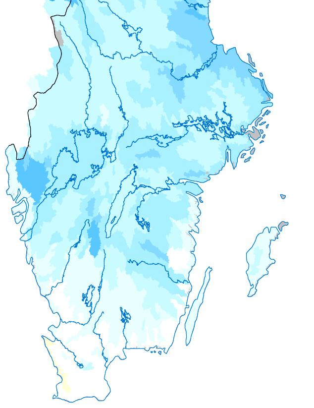 1 Beskrivning av flödet Mycket snö men lugn avsmältning kan sammanfatta vårfloden på de flesta håll i södra Sverige.