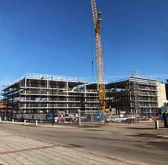 BYGGPROJEKT INNOVATUM VÄXER MED PROJEKT 103 Kraftstadens utveckling av Innovatumområdet fortsätter, nu med nybyggnation av en modern kontorsbyggnad på 7 plan.
