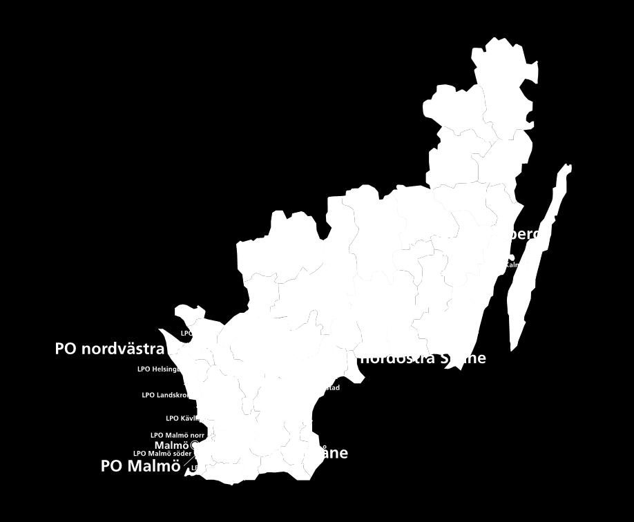 Kommuner Region Syd - värde för generellt problemindex 2018 (Medelindex i Sverige är 2,0) Östra Göinge 2.71 Bromölla 2,68 Hörby 2,65 Burlöv 2,62 Perstorp 2,59 Tomelilla 2.