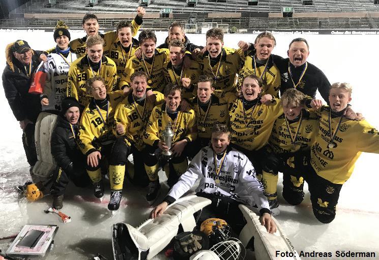 J20 Vetlanda BK-J20 Svenska mästare 2019 Bakre raden från vänster: Bengt Sundberg (ledare), Vincent Trygg, Isac Karlsson, Andreas Bergdahl, Gustav Ek, Albin Rehnholm, Mattias Rehnholm (ledare),