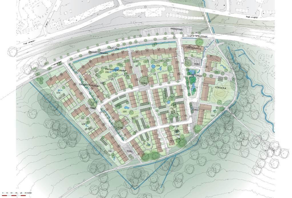 Situationsplan (Alma arkitekter) Mot