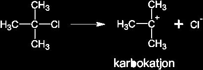 Karbokatjoner En karbokatjon är en posi>vt laddad jon med laddningen koncentrerad vid en kolatom.