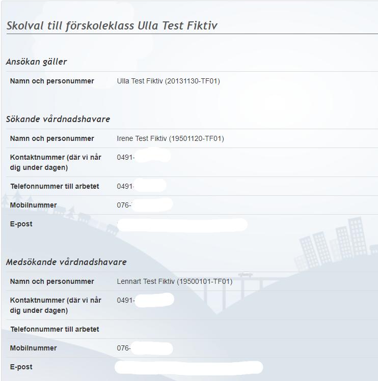 rubriken Visa