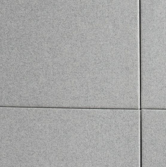 Functional creativity through sound-absorbing squares.