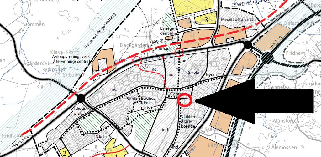 Tidigare ställningstaganden Översiktsplan I kommunens översiktsplan/framtidsplan, antagen i oktober 2010 redovisas området som ianspråktagen av befintlig bebyggelse.