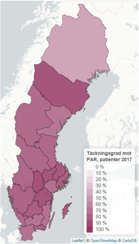 nu täckningsgraden i registret är 70 % eller högre i alla län utom ett, tyder detta på en verklig