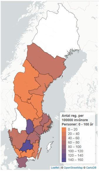 Anslutning och täckning 2017-09 -15 var 3 321 patienter inkluderade, det vill säga en ökning med nästan 40% under det gångna året.