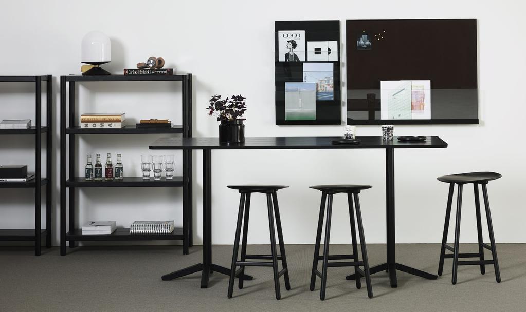 Bord Table CROSS CR1 19070 H900 Pall Stool SHELL Hylla Shelf