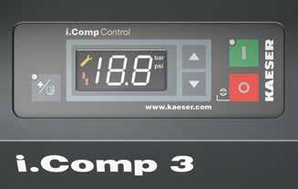i.comp 3-serien Hantverkarkompressorn som är något "ANNAT" Styrning i.comp Control i.comp Control har utvecklats särskilt för dessa något annorlunda hantverkarkompressorer.