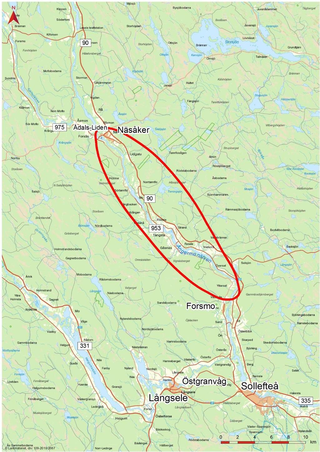 Bild 2. Orienteringskarta 2.3. Åtgärdsvalsstudie Ingen åtgärdsvalsstudie har genomförts.