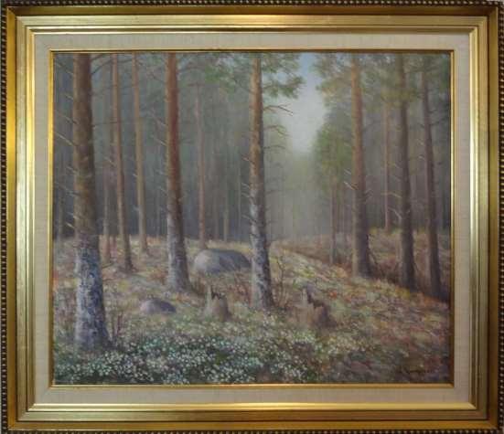 , oljemålning på