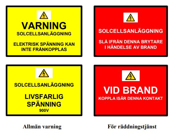 samt för att veta vilka åtgärder som måste vidtas.