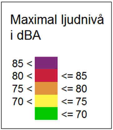 Maximal ljudnivå  