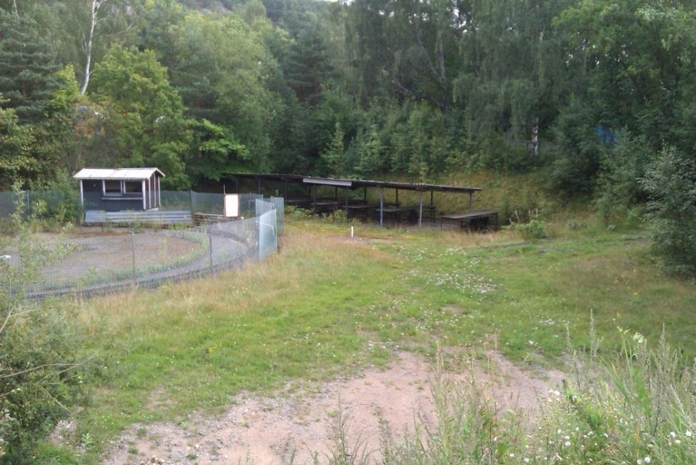 Plan över Alelyckans vattenverk Någon gång under den senare delen av 1900-talet anlades en