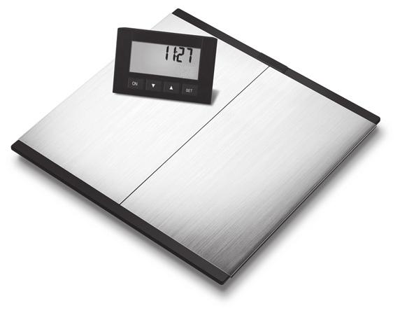 4 Apparatbeskrivning Översikt 1 Elektroder 2 Manöverdel med display 3 SET-knapp 4 Upp-knapp 5 Ner-knapp 6 ON-knapp 7 Port (USB) 5 Idrifttagande Lägg i batterierna Ta ur batterierna ur