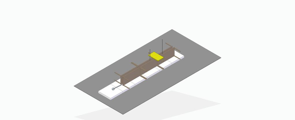 (b) CAD-modell av den breda uppsta llningen. Figur 9: Breda ma tuppsta llningen i verklighet och i CAD-modell.