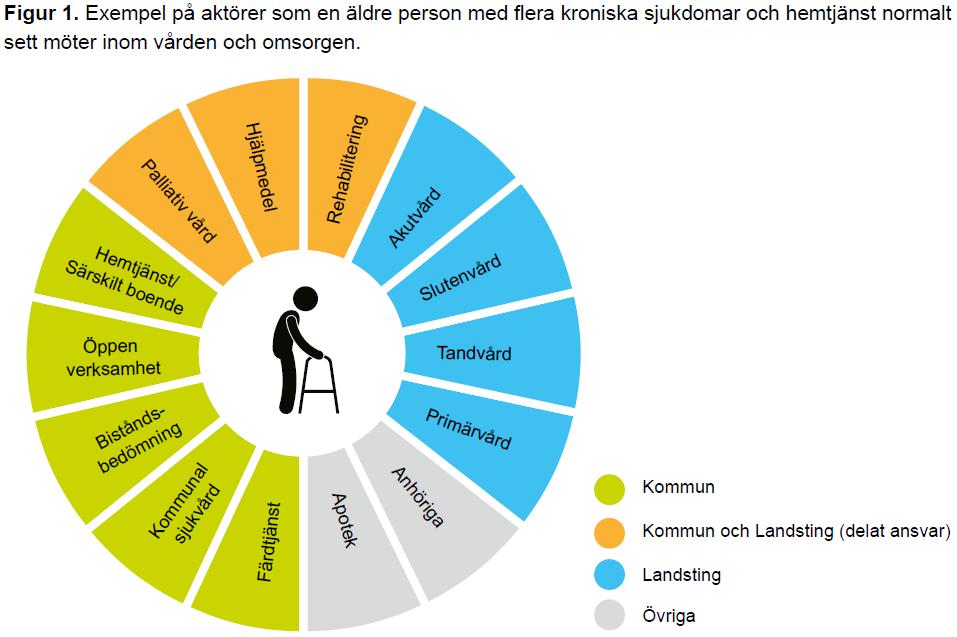 Vårdens organisation idag Flera aktörer delar på