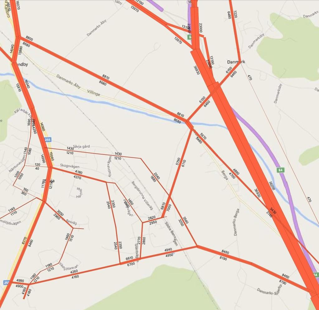 BILAGA 1 TRAFIKFLÖDEN Trafikflöden
